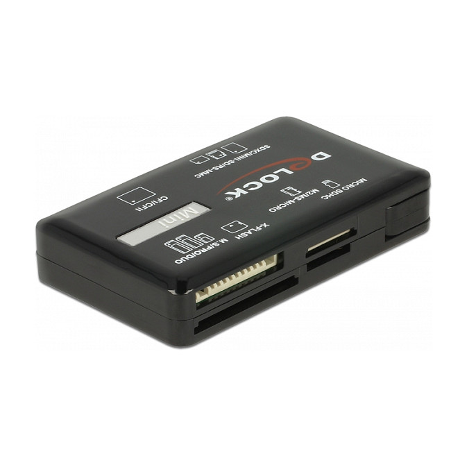 Čitač kartica DELOCK All-in-1 USB 3.2 Gen 1 (5 Gbps, 6 utora, Plug & Play)-2