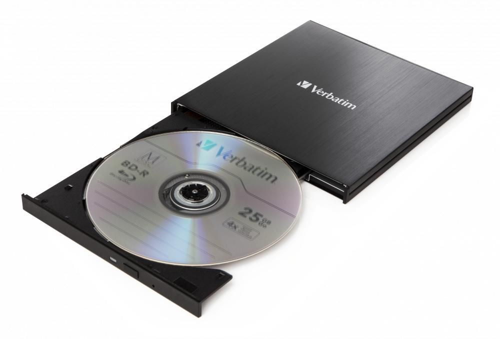 Optički disk pogon VERBATIM 43889 Blu-Ray RW Crni-3