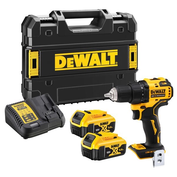 Bušilica DEWALT DCD708P2T-QW (18 V, 2 baterije, 1.1 kg)