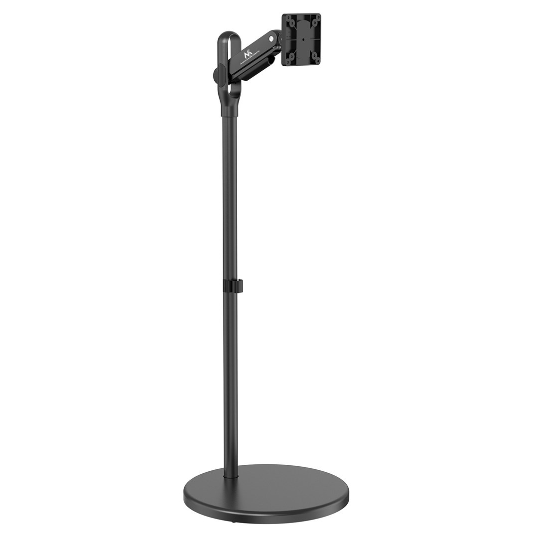 Podni stalak za monitor/TV Maclean MC-970B (Plinski opruga, 17"-35", 2-10kg, Crna)