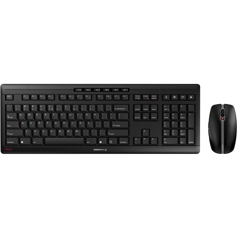 Tipkovnica CHERRY STREAM DESKTOP RECHARGE (bežična, punjiva) – internacionalna non HR tipkovnica-0