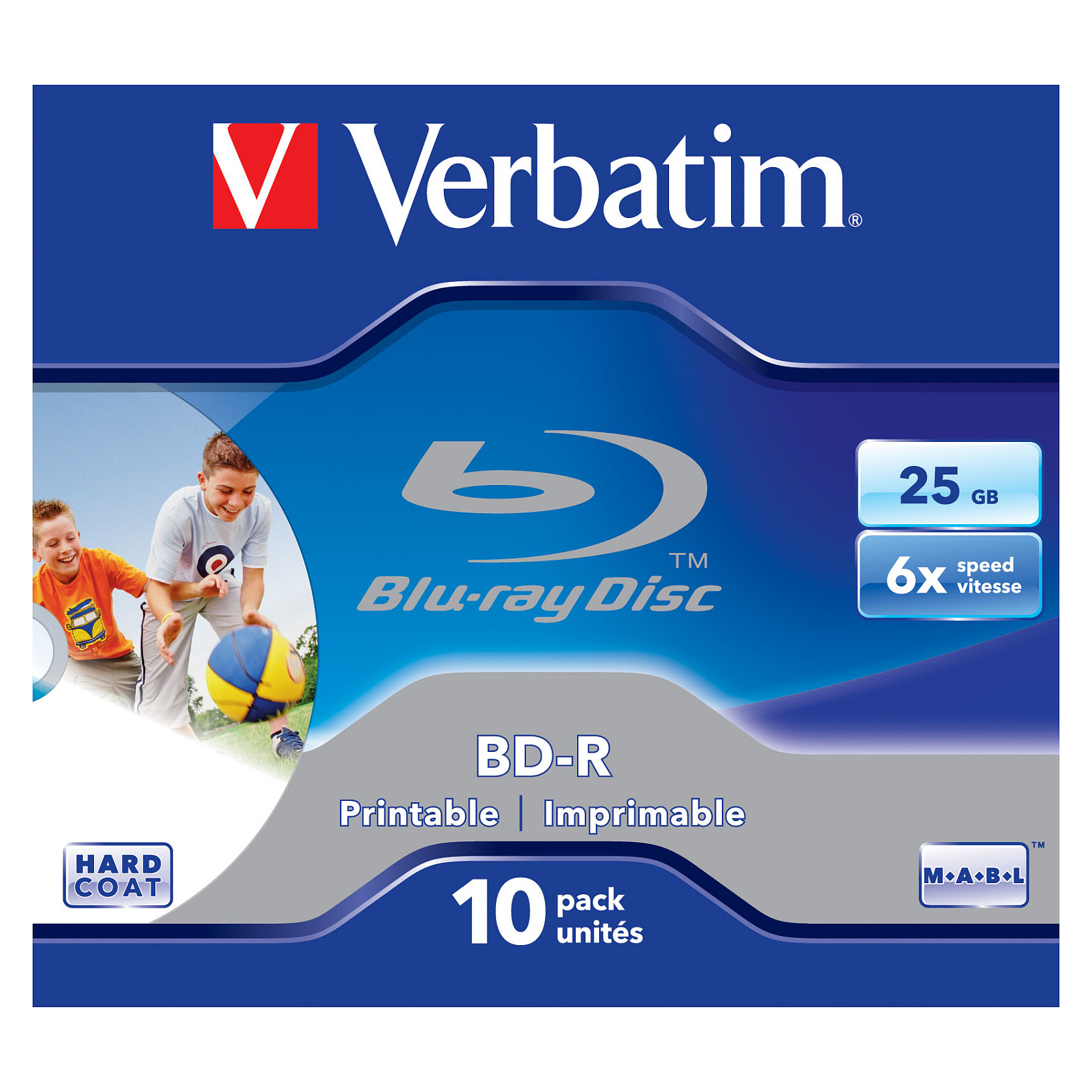 VERBATIM BD-R SL 25GB 6x Printable mediji za snimanje (10 komada)