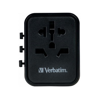 Univerzalni putni adapter VERBATIM UTA-02 (1x USB-A, 1x USB-C)-14