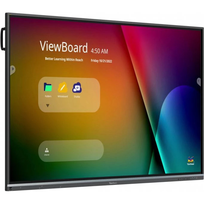 Interaktivna ploča VIEWSONIC IFP7550-5F (190.5 cm, 3840 x 2160 pixels, touchscreen, crna)-1