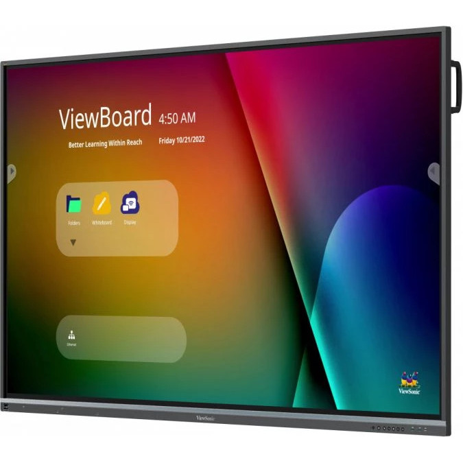 Interaktivna ploča VIEWSONIC IFP7550-5F (190.5 cm, 3840 x 2160 pixels, touchscreen, crna)-3