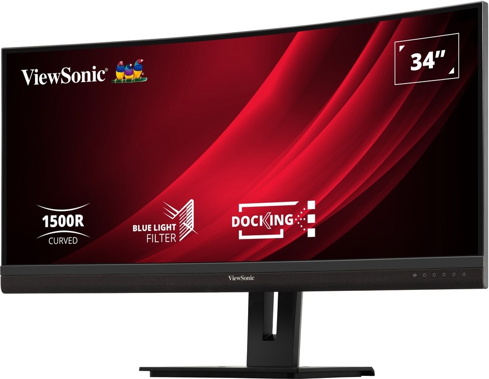 Monitor VIEWSONIC VG3456C (34" 219, 3440x1440 UWQHD, 100Hz, 1500R zakrivljeni, USB-C, Ethernet)-2