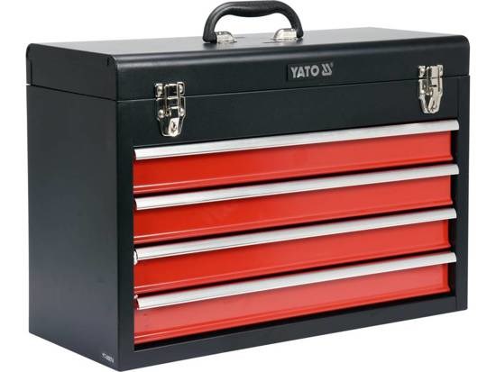 Kutija za alat YATO YT-08874 (4 ladice, čelični lim, gornji pretinac, 218 x 360 x 520 mm)-0