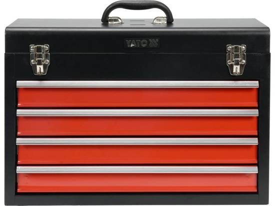 Kutija za alat YATO YT-08874 (4 ladice, čelični lim, gornji pretinac, 218 x 360 x 520 mm)-2