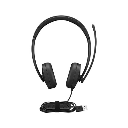 Slušalice s mikrofonom LENOVO USB-A Wired Stereo Headset Gen 2 (USB-A, sklopivi mikrofon)-0
