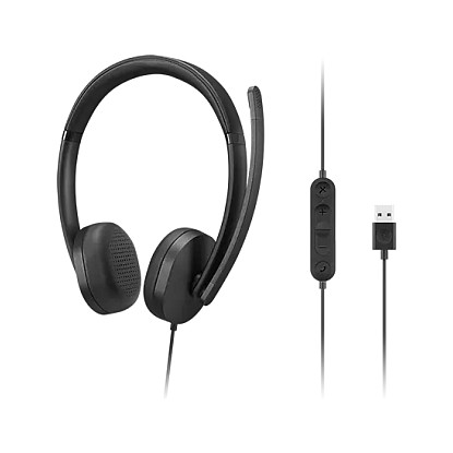 Slušalice s mikrofonom LENOVO USB-A Wired Stereo Headset Gen 2 (USB-A, sklopivi mikrofon)-1