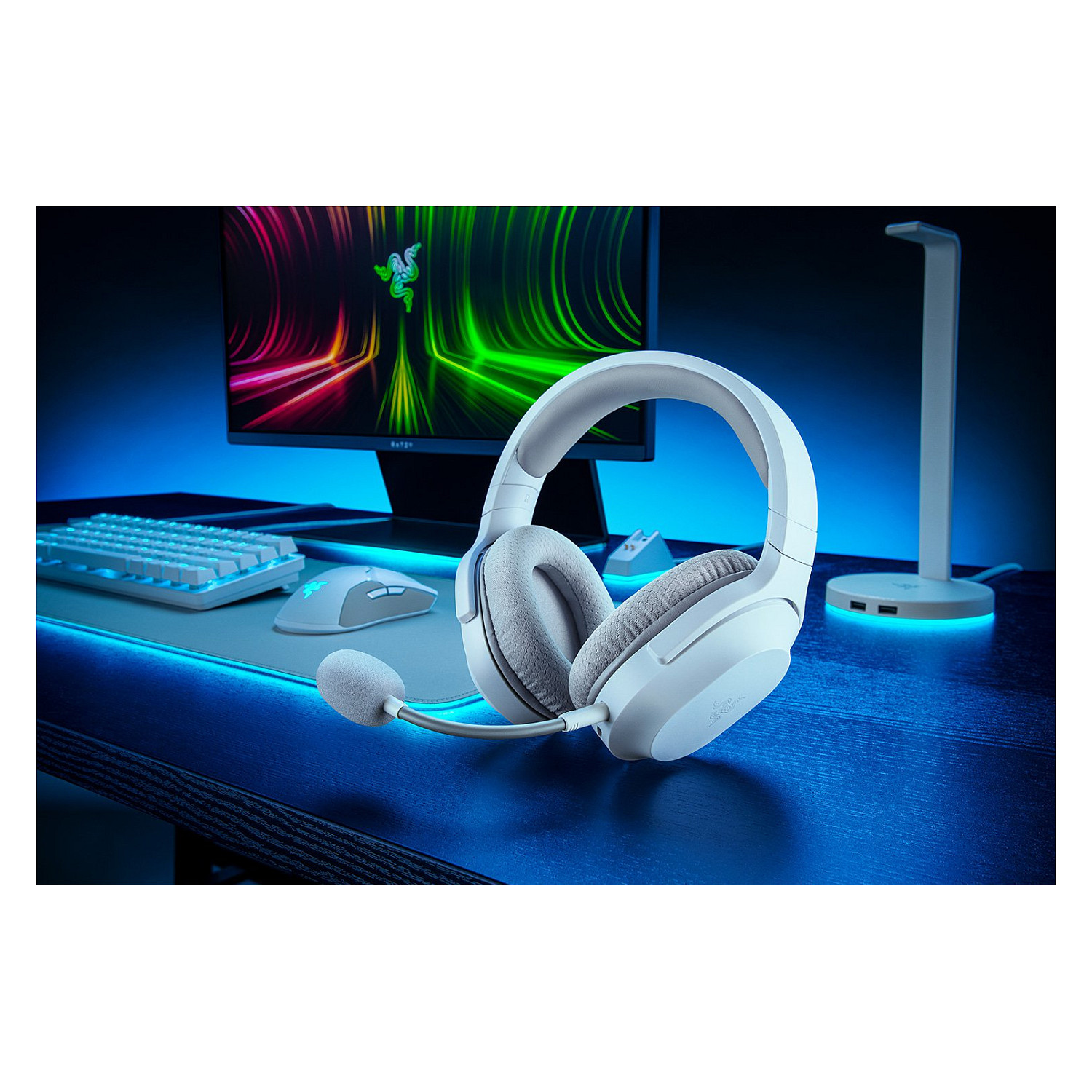 Gaming slušalice RAZER Barracuda X W/L bijele-1