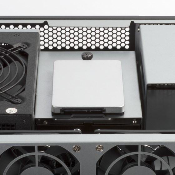 SilverStone RM23-502 Rackmount Server Chassis, ATX, USB 3.0 - 2U - black-6