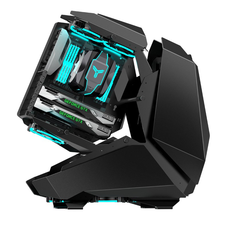 PC kućište JONSBO MOD5 Big-Tower Showcase (ATX, micro ATX, ITX, 3x 3.5" bays, 3x 2.5" bays, USB 3.2 Gen 1 i Gen 2, tempered glass) - crno-7
