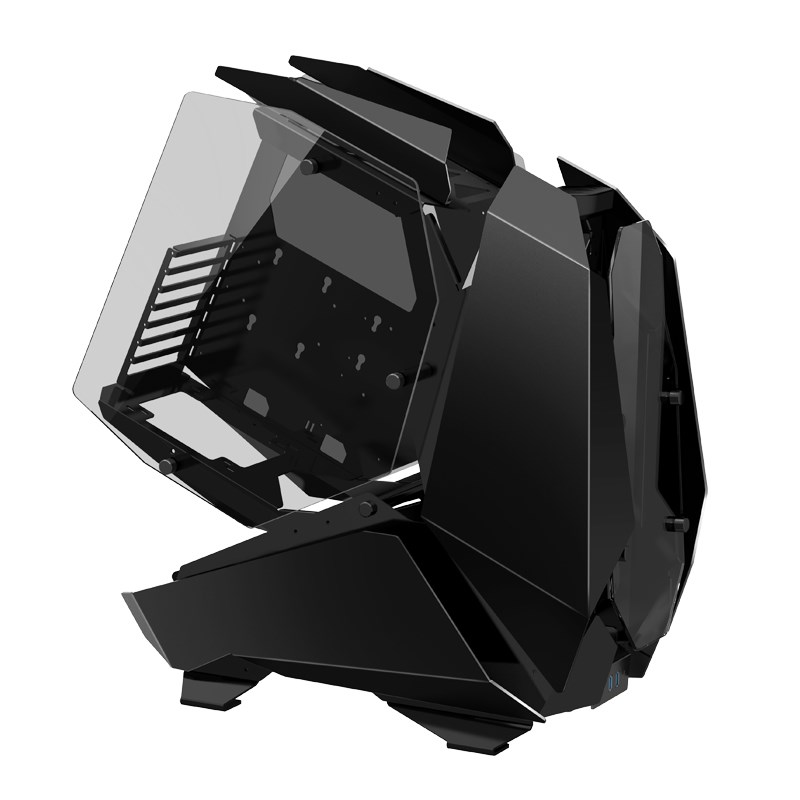 PC kućište JONSBO MOD5 Big-Tower Showcase (ATX, micro ATX, ITX, 3x 3.5" bays, 3x 2.5" bays, USB 3.2 Gen 1 i Gen 2, tempered glass) - crno-0