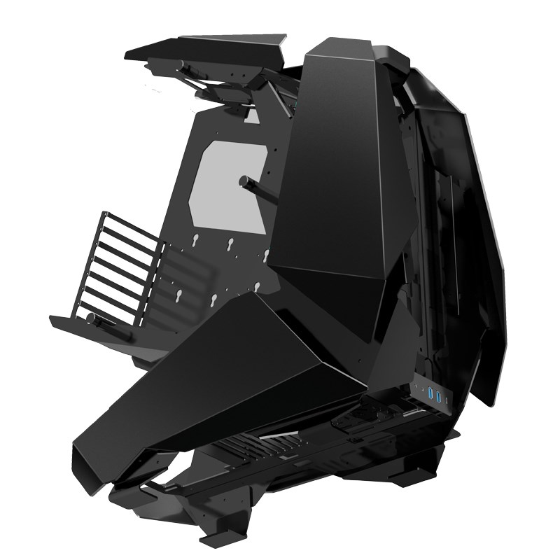 PC kućište JONSBO MOD5 Big-Tower Showcase (ATX, micro ATX, ITX, 3x 3.5" bays, 3x 2.5" bays, USB 3.2 Gen 1 i Gen 2, tempered glass) - crno-4