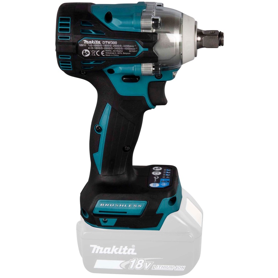 Udarni odvijač MAKITA DTW300Z 18V LXT, 330 Nm, 1/2", bez baterije-13