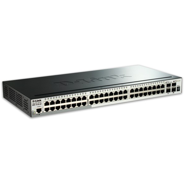 Mrežni prekidač D-LINK DGS-1510-52X/E (Managed L3, Gigabit Ethernet, 1U, Crni)-1