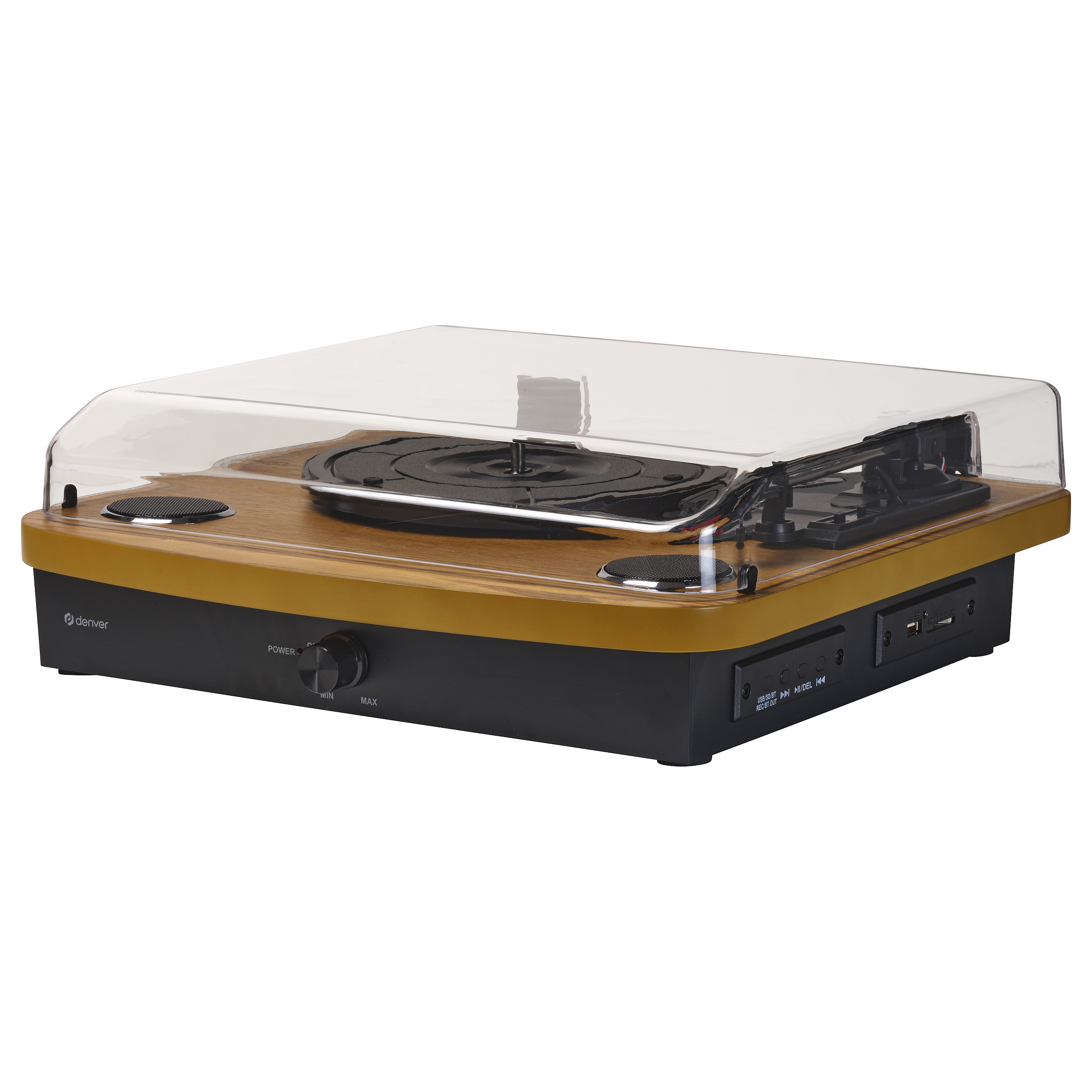 Gramofon DENVER VPL-230LW (Bluetooth, USB, 3 brzine, drveni)-3