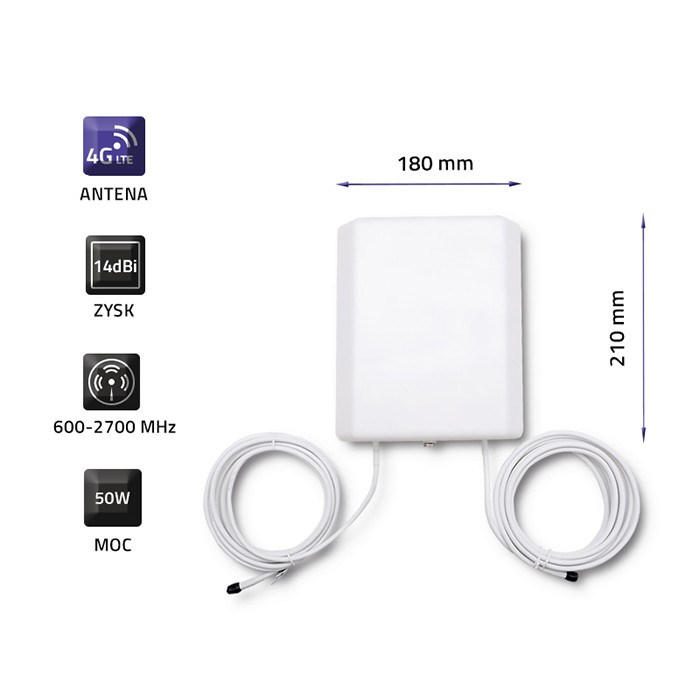 Qoltec 4G LTE Antenna | 14 dBi | External-2
