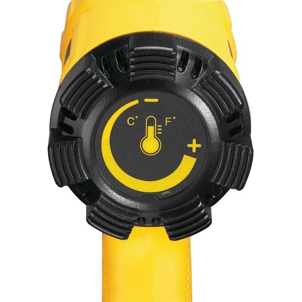 Toplinska puška DEWALT D26411 (Crna, Žuta, 1800 W, protok zraka 450 l/min)-1