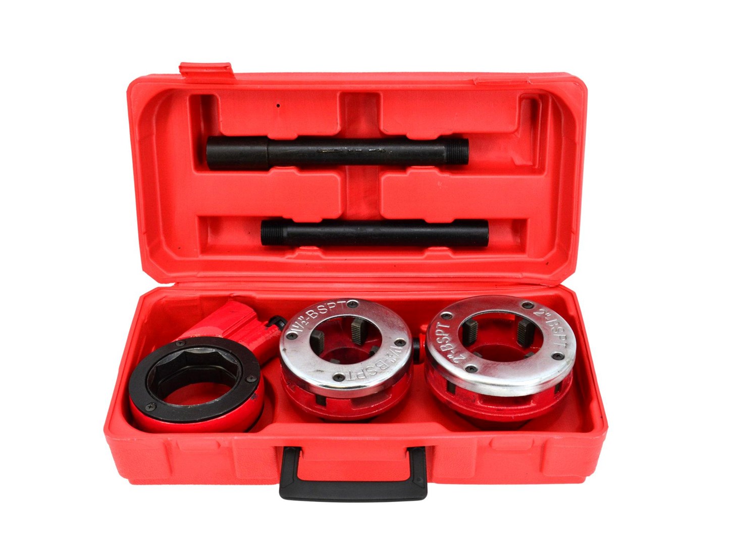 Stroj za navoje cijevi AWTOOLS 2 kom. 1-1/2", 2" set s koferom (5903678601959)-3