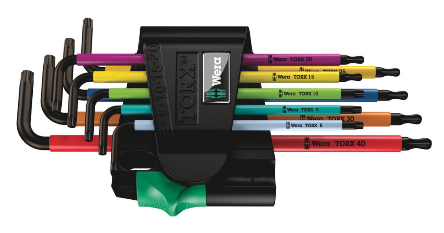 Set Torx ključeva WERA 967/9 TX XL Multicolour HF 1 (9 komada, s funkcijom držanja)-0