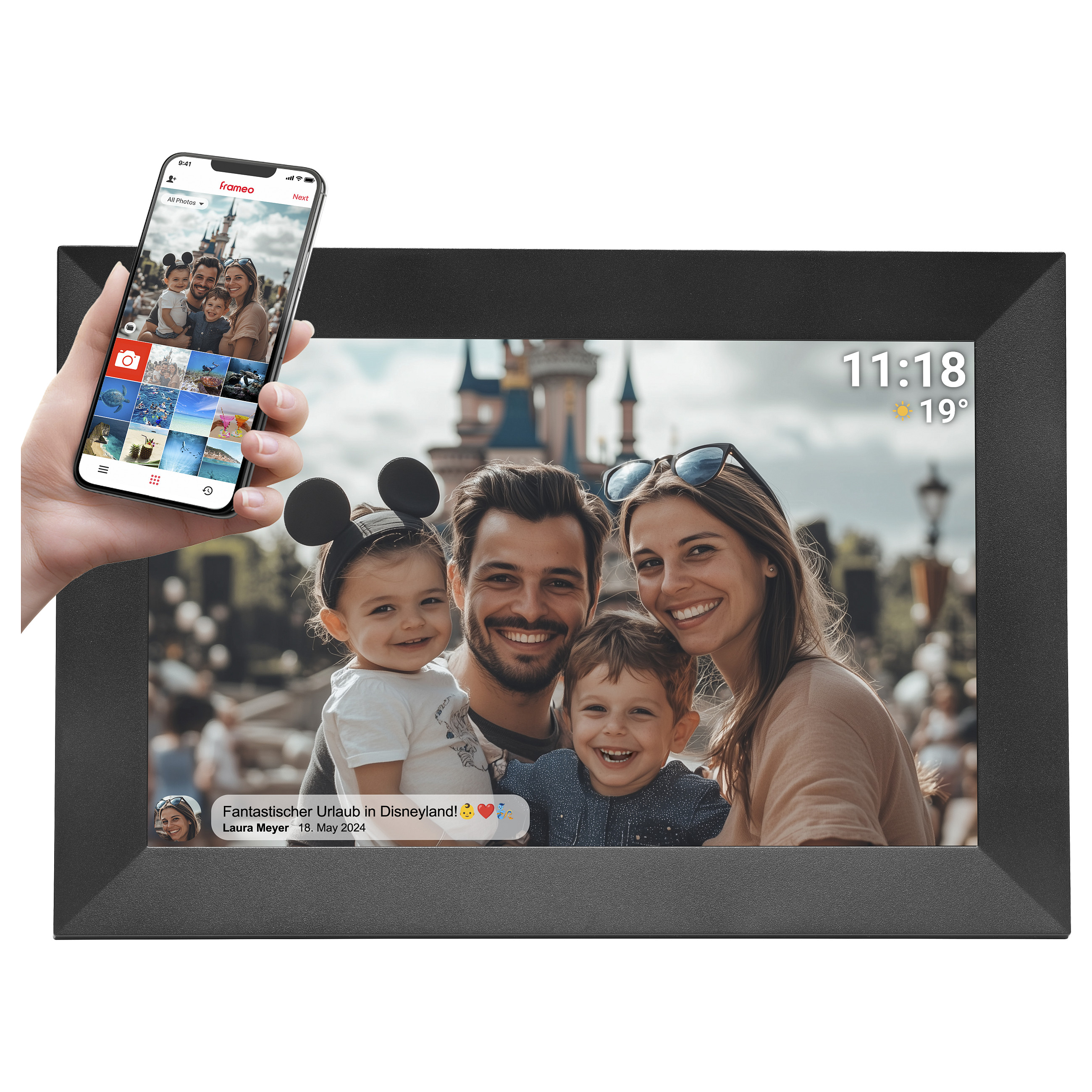 Okvir za fotografije Denver, DENVER, FRAMEO 10.1" 16GB (crna, kapacitet 16GB, dijagonala 10.1")