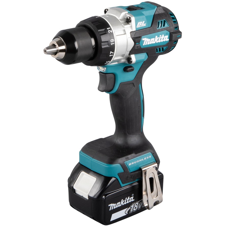 Bušilica MAKITA DDF486RTJ (18V, 130/65Nm, 2x5,0Ah, plava)-1