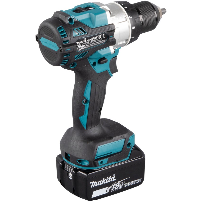 Bušilica MAKITA DDF486RTJ (18V, 130/65Nm, 2x5,0Ah, plava)-5