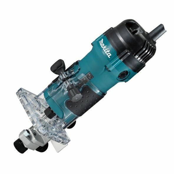 Električna glodalica MAKITA 3711 (530 W, maksimalna brzina praznog hoda 32000 RPM, težina 1.6 kg, napajanje električno)-1