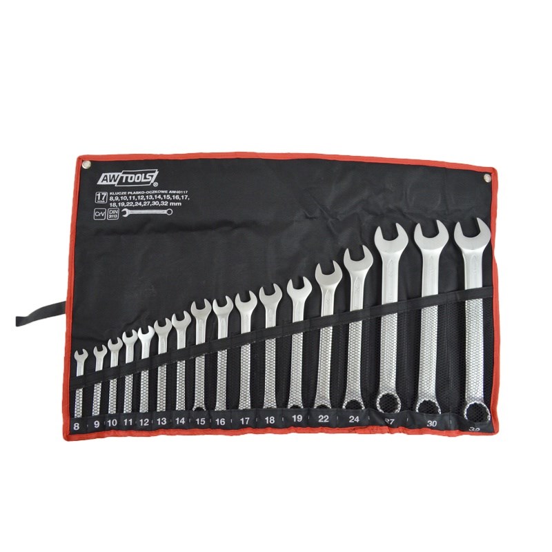 Set okasto-viličastih ključeva AWTOOLS 17 komada (8-32 mm)-2