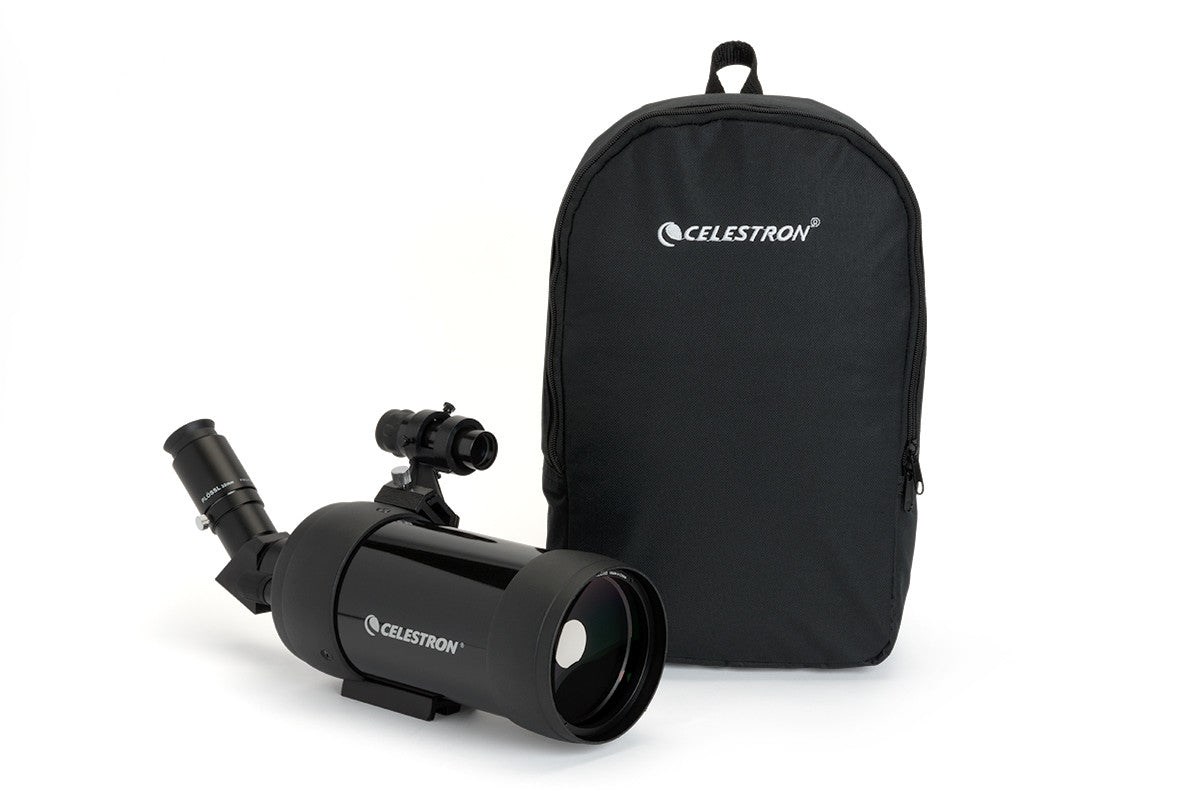 Teleskop CELESTRON Mak C90 (1250 mm fokusna duljina, 9 cm promjer objektiva, 39x povećanje, BaK-4 prizma, Multi Coated leća)