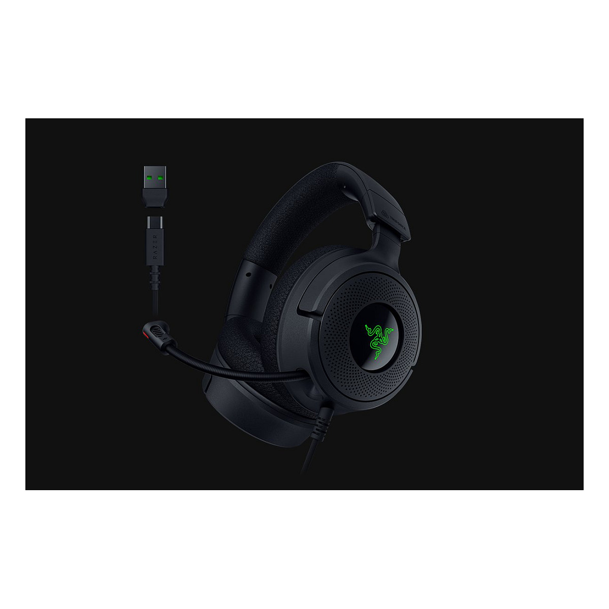 Razer Gaming Headset | Kraken V4 X | Wired | Over-Ear | Microphone | Black-9