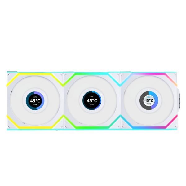 Ventilatori LIAN LI UNI FAN SL (3 komada, ARGB PWM, 120 mm, bijeli)-3