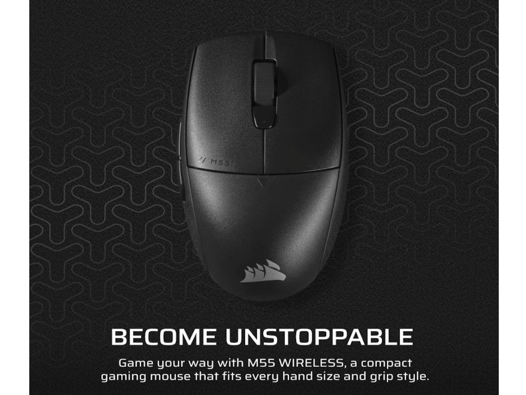 Miš CORSAIR M55 (Bežični, Gaming, 24000 DPI, 6 programabilnih tipki, Crni)-3