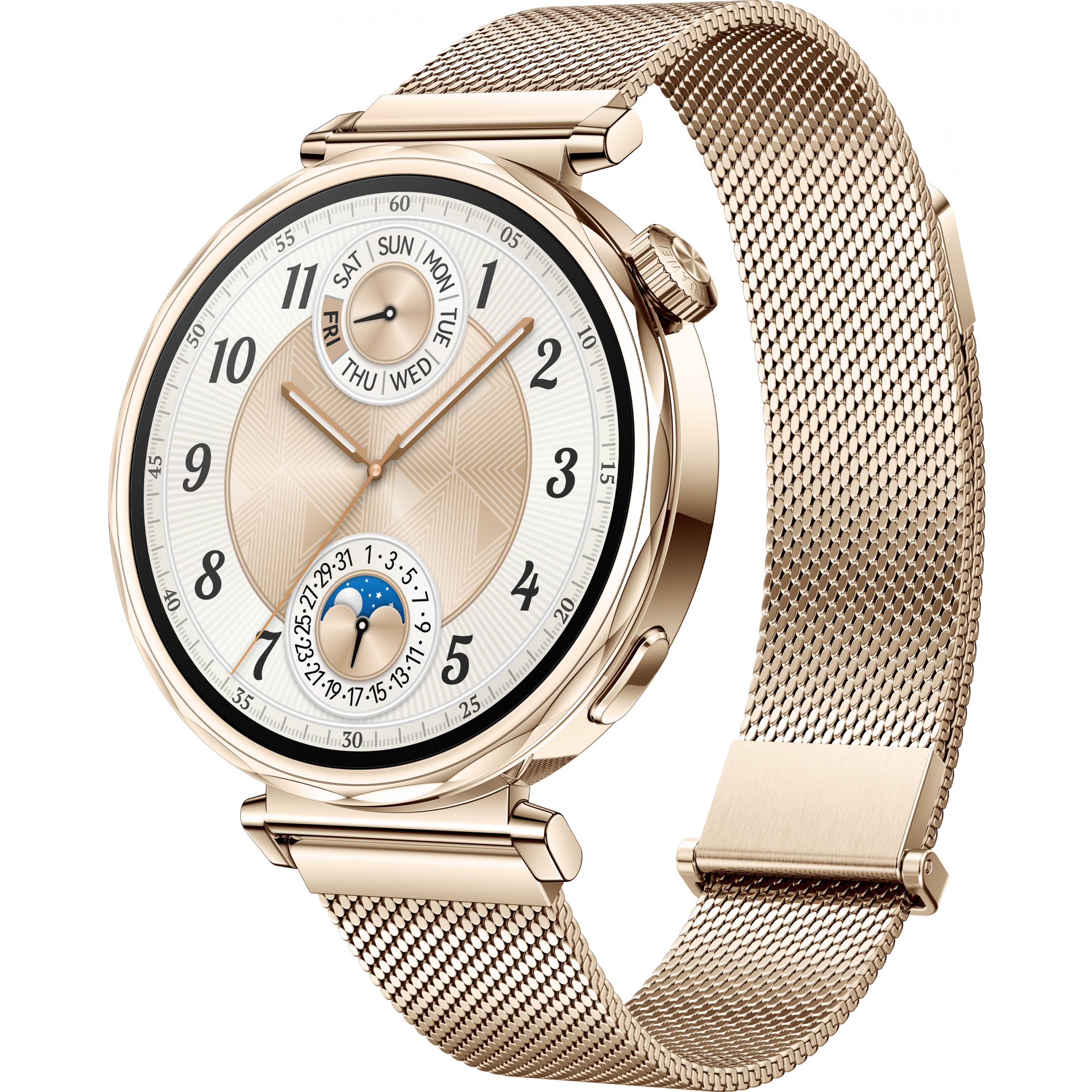 Pametni sat HUAWEI WATCH GT 5 41mm (AMOLED, zlatni, Milanese remen)-2