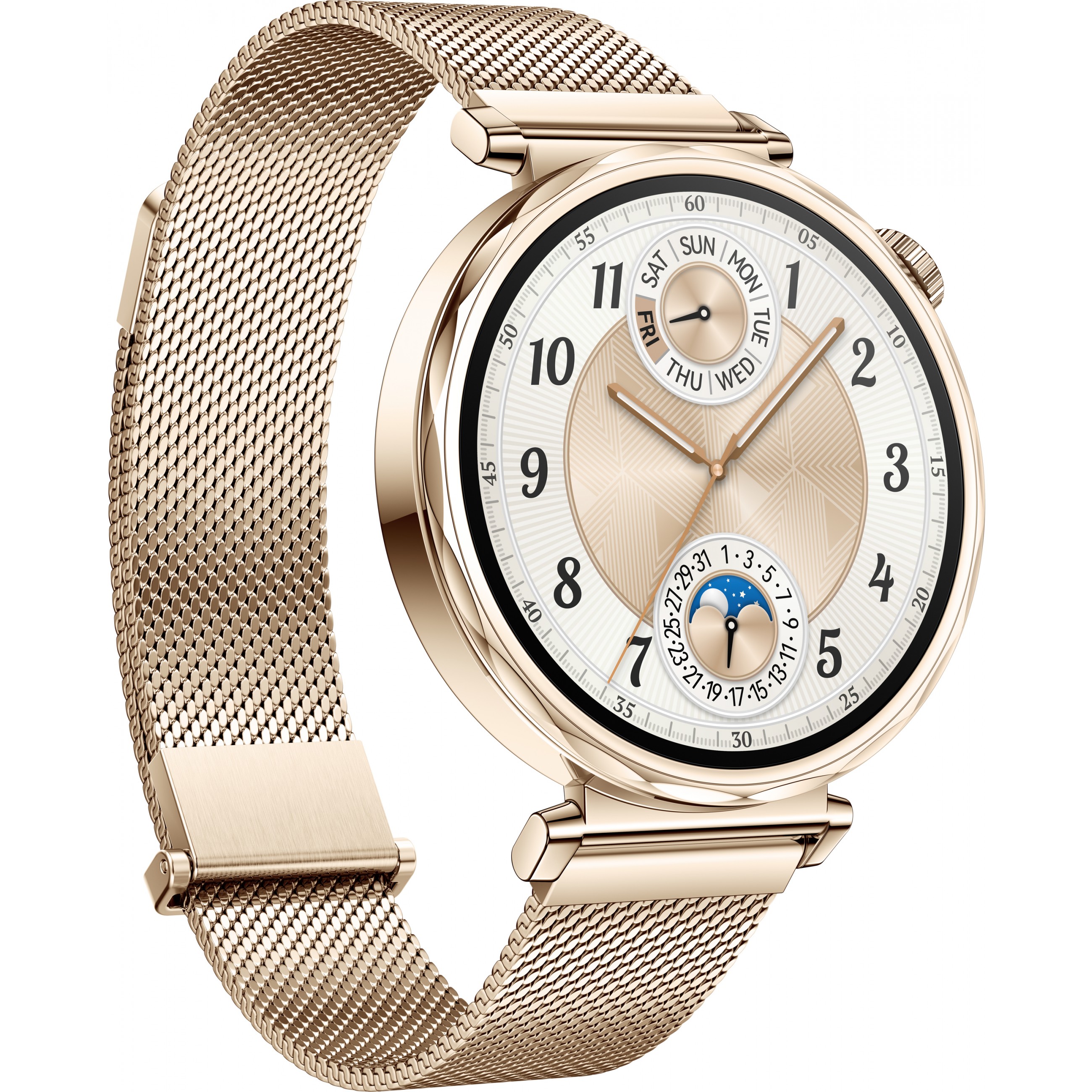 Pametni sat HUAWEI WATCH GT 5 41mm (AMOLED, zlatni, Milanese remen)-4