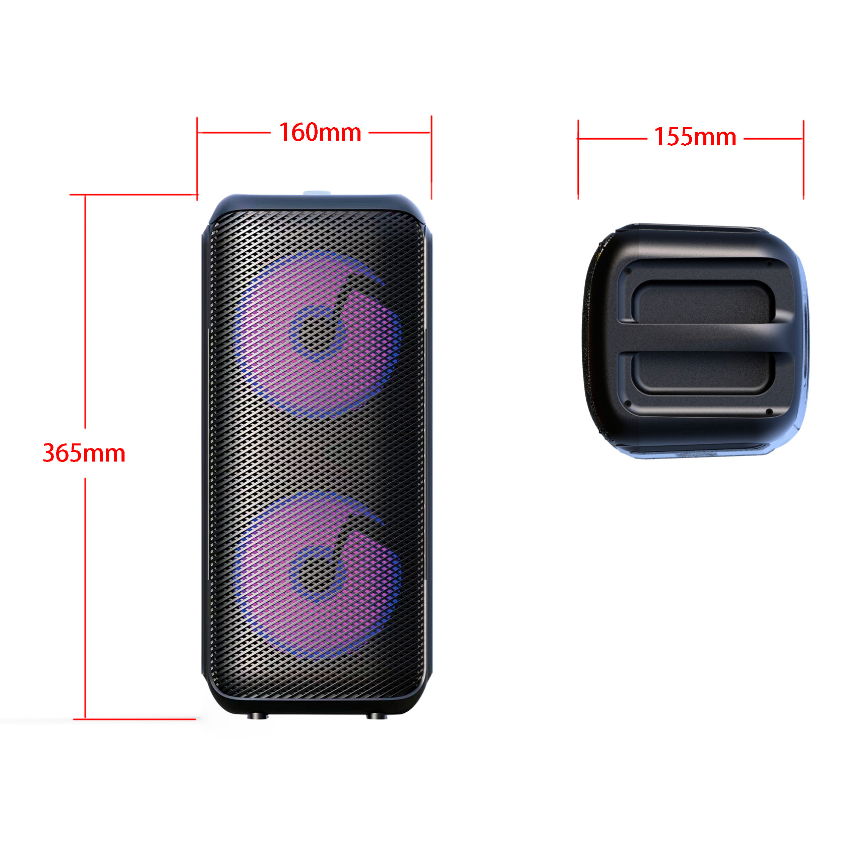 Party zvučnik ADLER AD 1903 (10 W, Bluetooth, radio, USB, RGB)-12