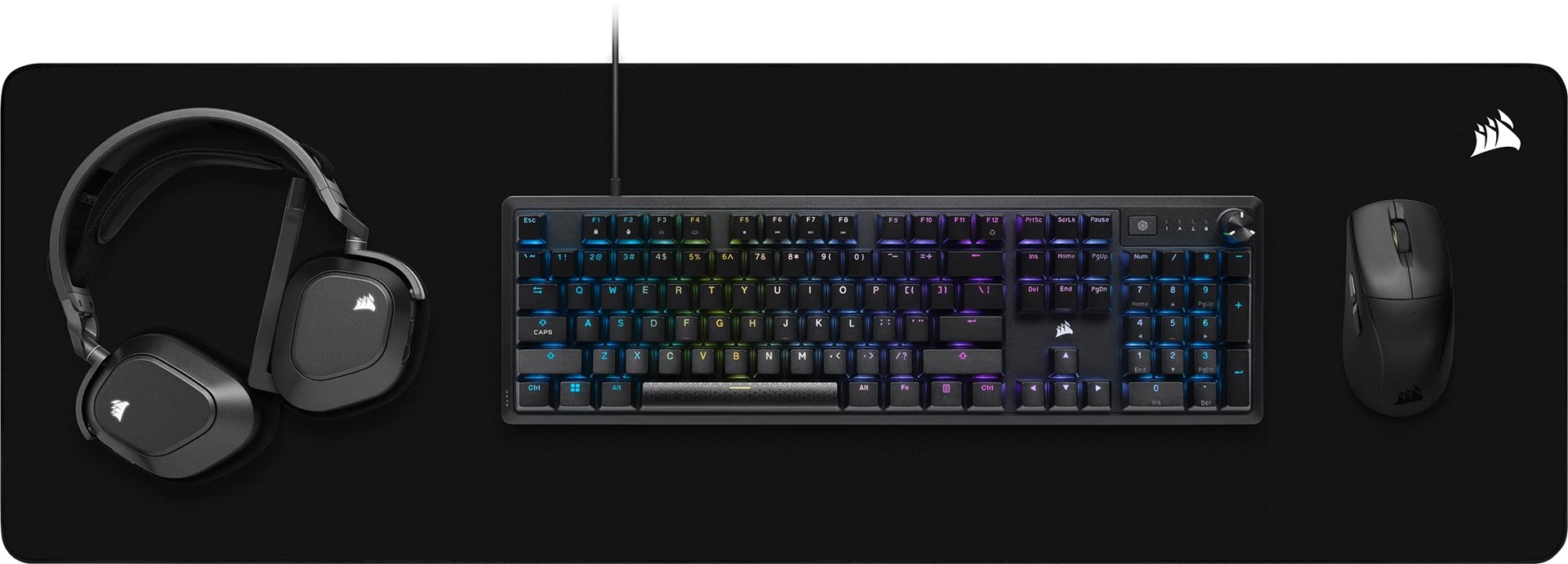Podloga za miš CORSAIR MM500 v2 (Crna, Gumeni pod, Tkanina, Otporna na prolijevanje)-3