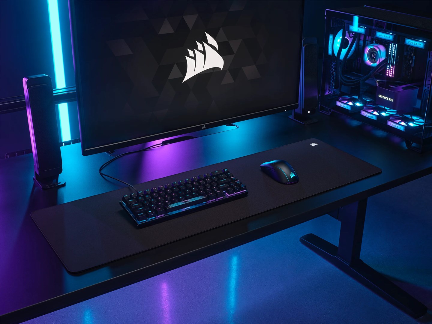 Podloga za miš CORSAIR MM500 v2 (Crna, Gumeni pod, Tkanina, Otporna na prolijevanje)-6