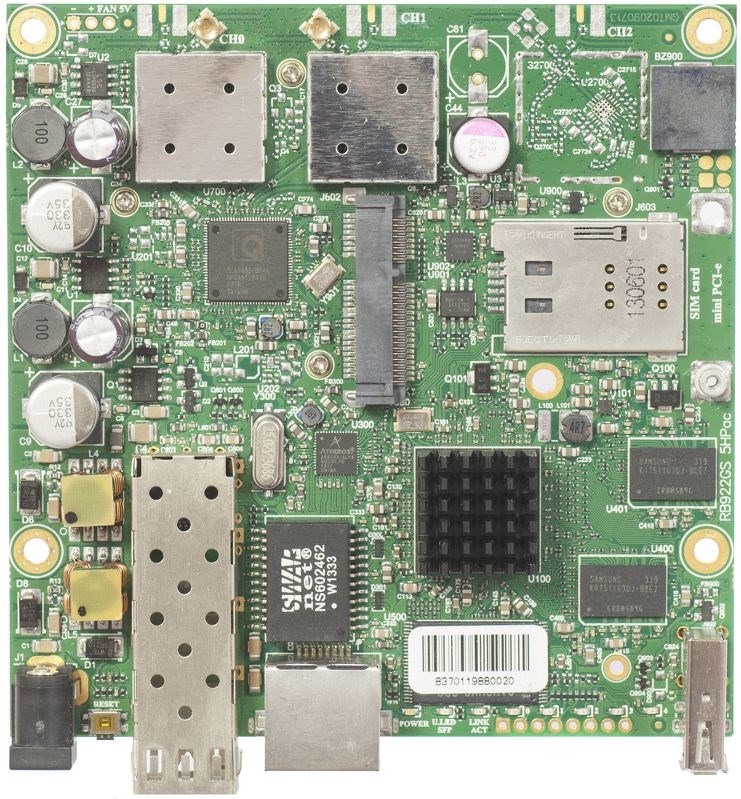 Router ploča MIKROTIK RouterBOARD 922UAGS-5HPacD (Wi-Fi 5, 1x GbE LAN, SIM, USB)-1