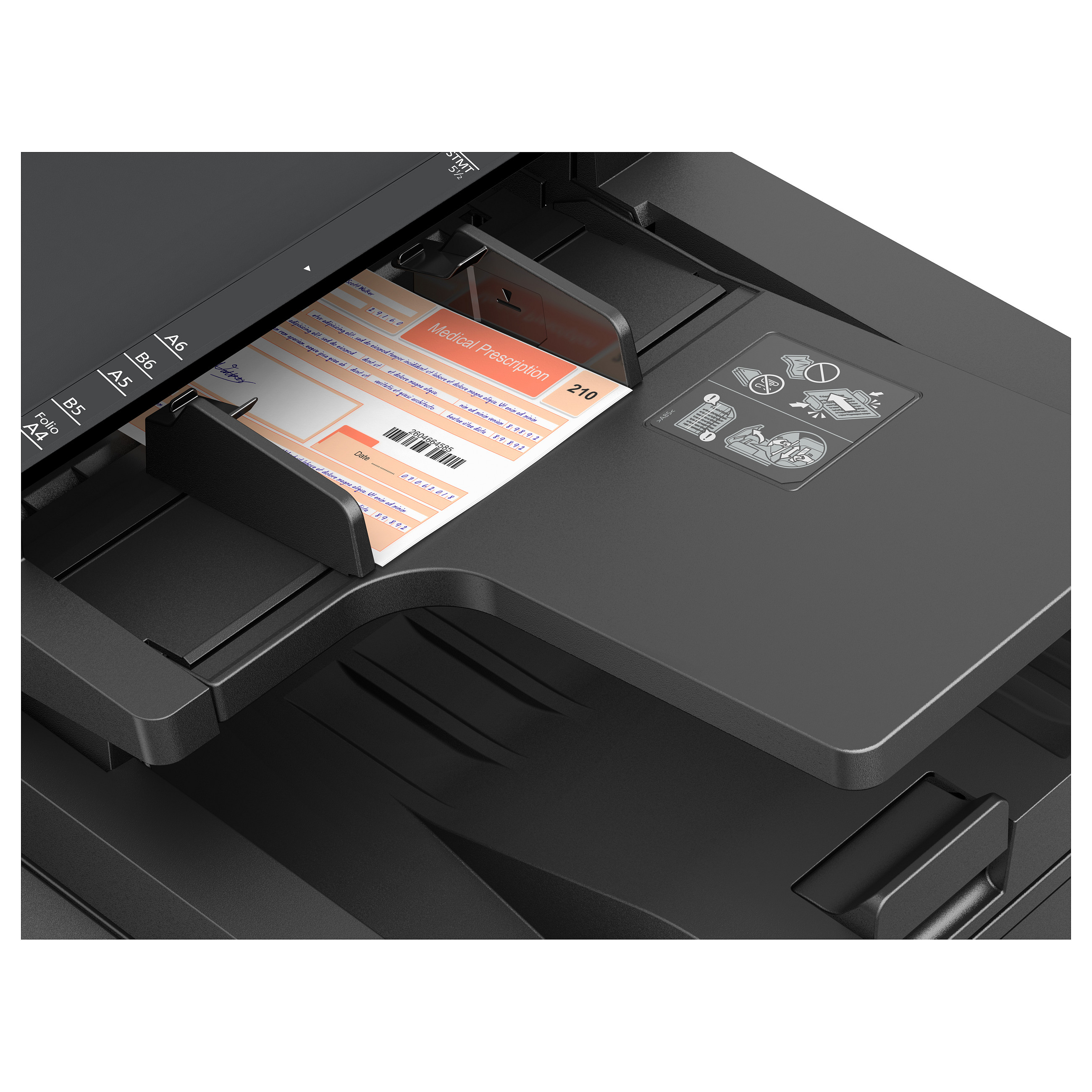 Multifunkcijski printer KYOCERA ECOSYS MA5500ifx (laserski, mono, ispis/kopiranje/skeniranje/fax, A4, 55 ppm, ADF, duplex, Ethernet, crna boja)-5