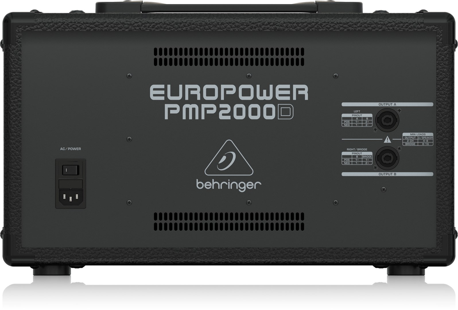 Powermikser BEHRINGER PMP2000D (Klasa D, 14 kanala, 2000 W, ugrađeni ekvilajzer, AUX ulaz)-3