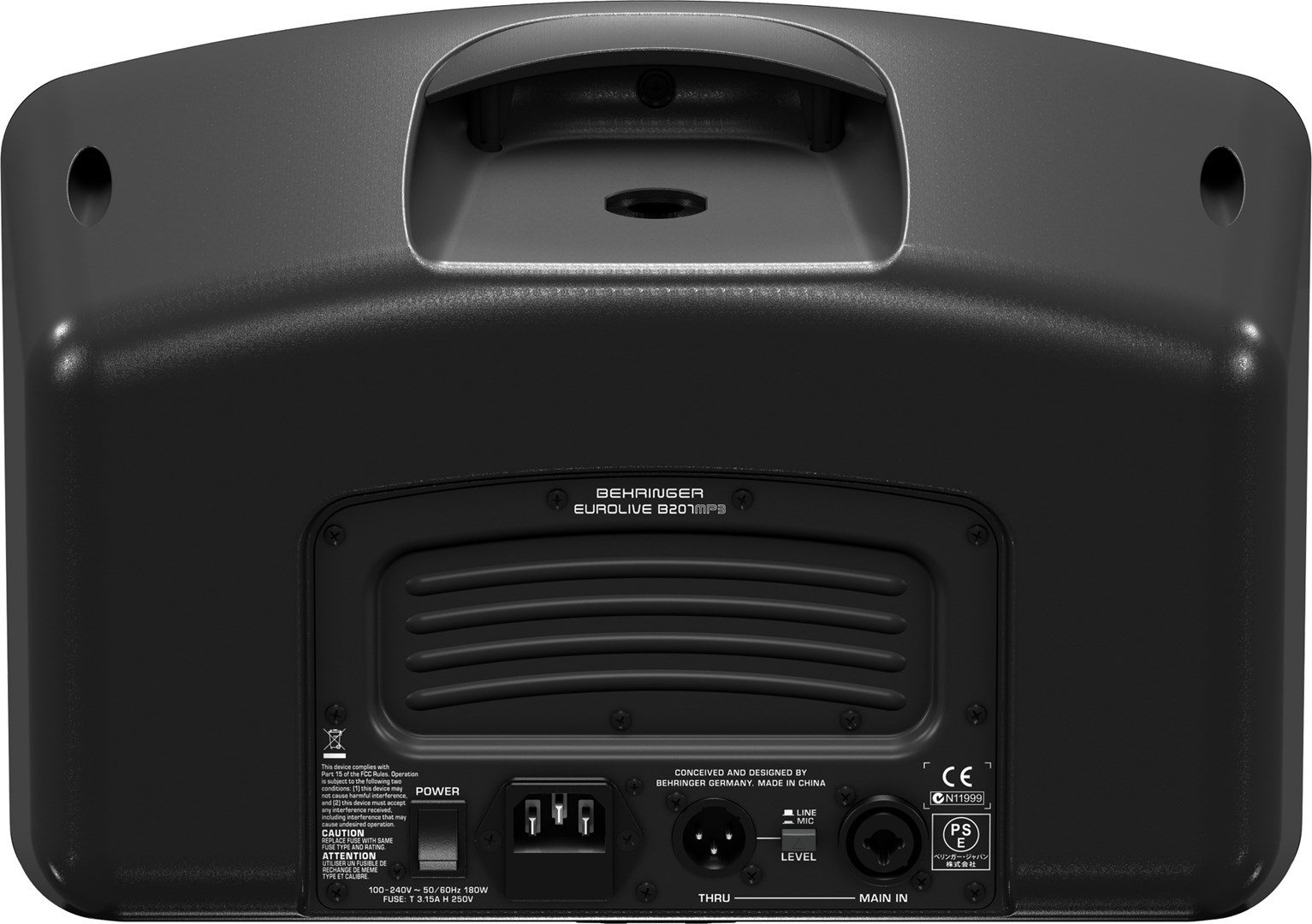 Monitor BEHRINGER B207MP3 (6.5", 150 W, USB, XLR)-5