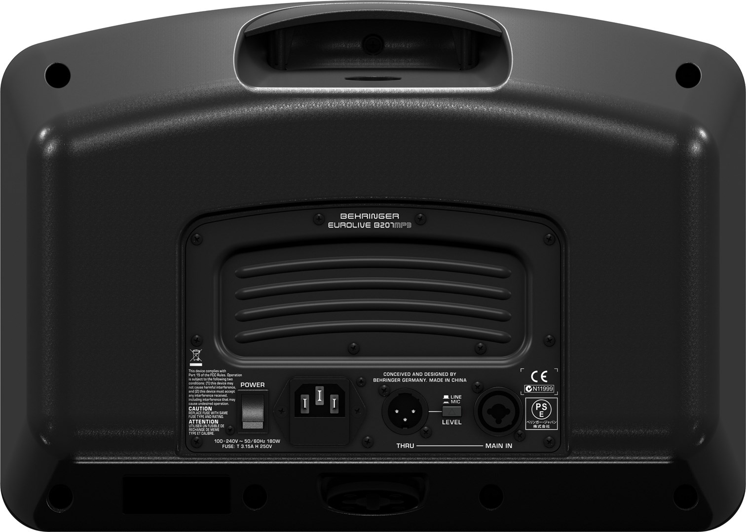 Monitor BEHRINGER B207MP3 (6.5", 150 W, USB, XLR)-1
