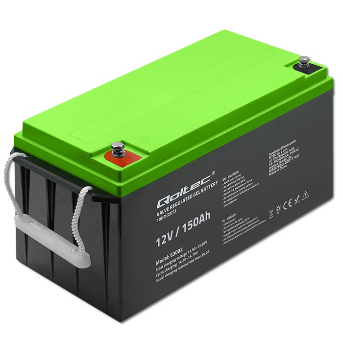 Gel akumulator QOLTEC 12V 150Ah (53082)-0