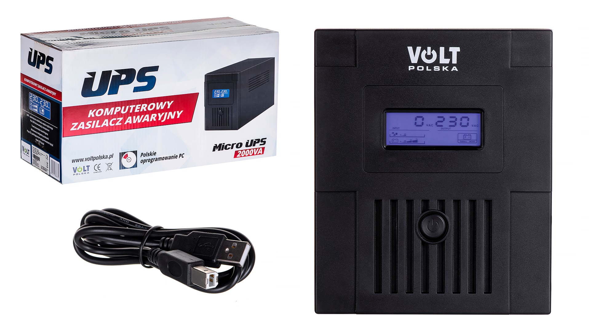 UPS VOLT POLSKA Micro UPS 2000 (2000VA/1200W)-0