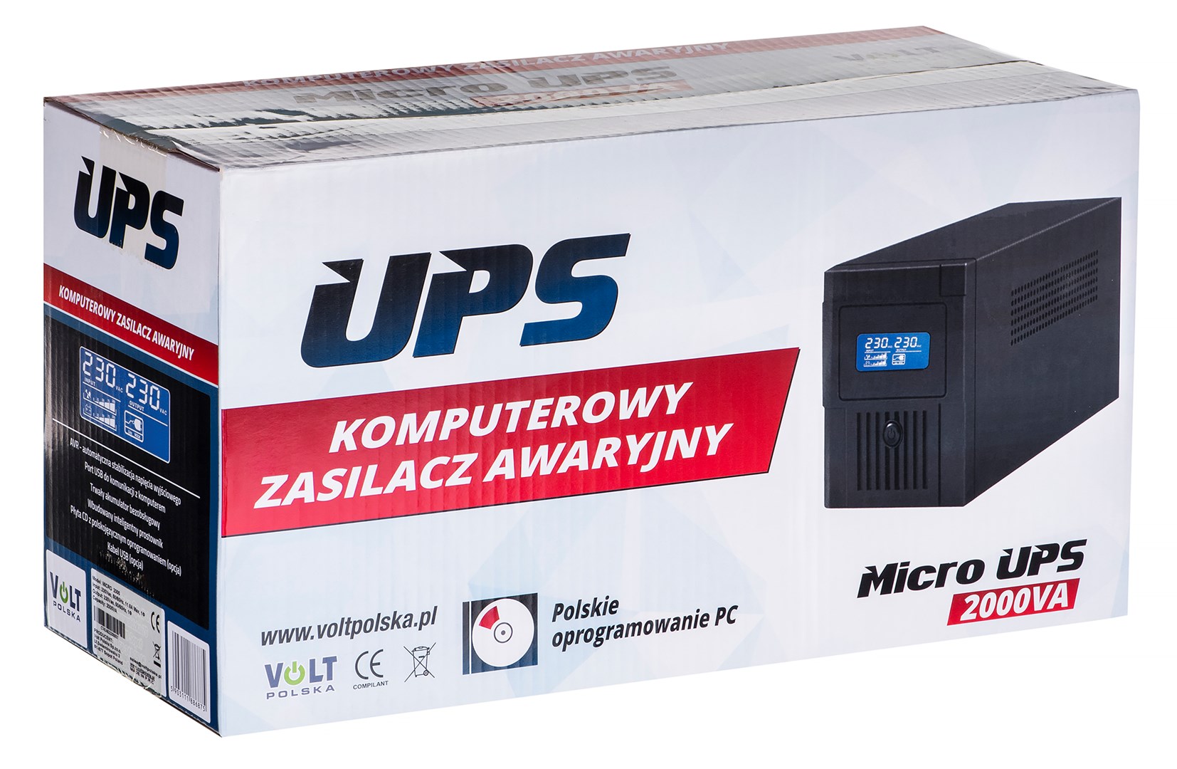UPS VOLT POLSKA Micro UPS 2000 (2000VA/1200W)-5