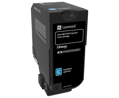 Toner LEXMARK 74C2HCE (1 komad, original) cijan-0
