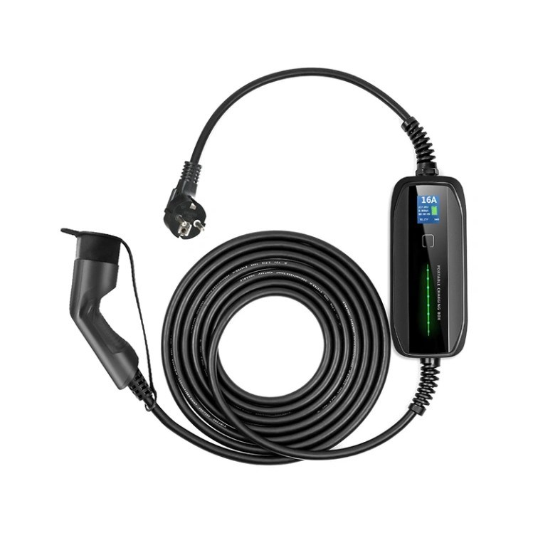 Prijenosni punjač za električna vozila EXTRALINK BS-PCD030 (3.6kW, 16A, Schuko, 5.5m, LCD, IP67)-7